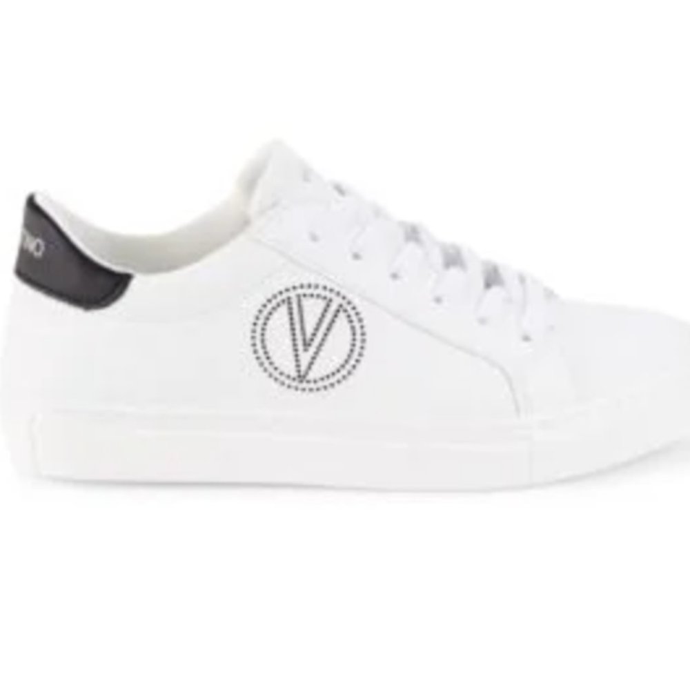 Valentino Petra Leather Platform Sneakers